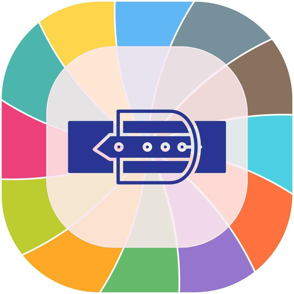 icône de vecteur de ceinture
