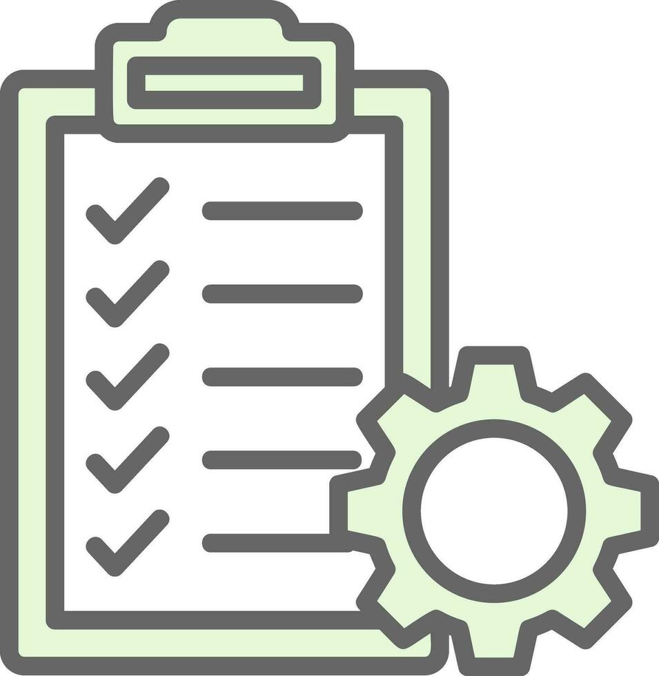 conception d'icône vectorielle de gestion de projet vecteur