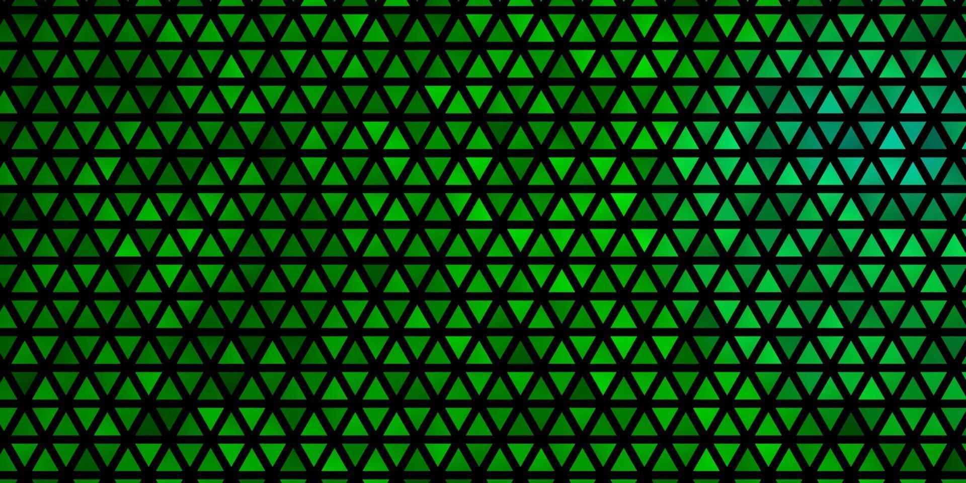 texture vecteur vert clair avec un style triangulaire.