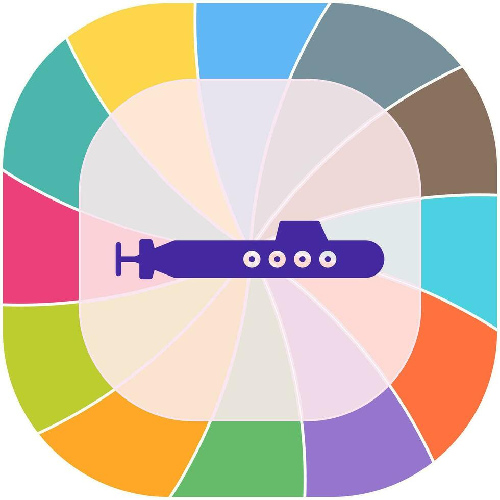 icône de vecteur sous-marin