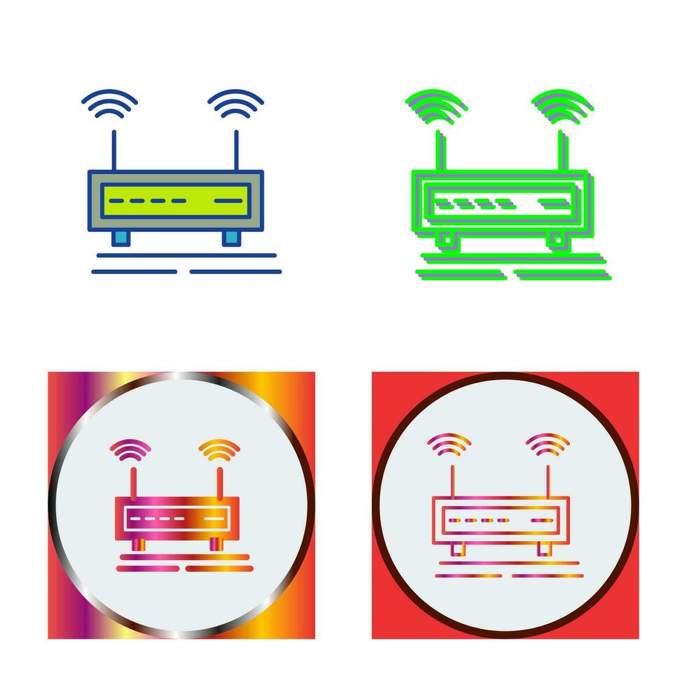 icône de vecteur de signaux wifi