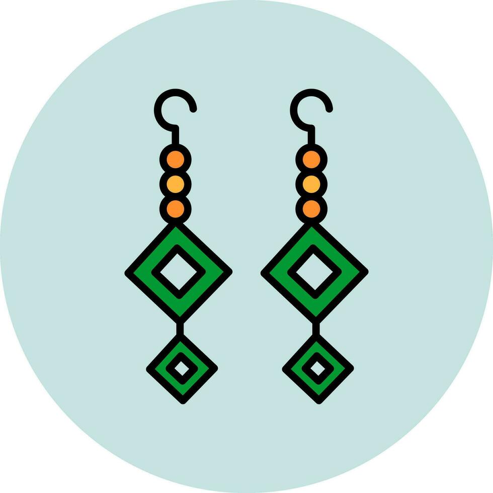 icône de vecteur de boucles d'oreilles