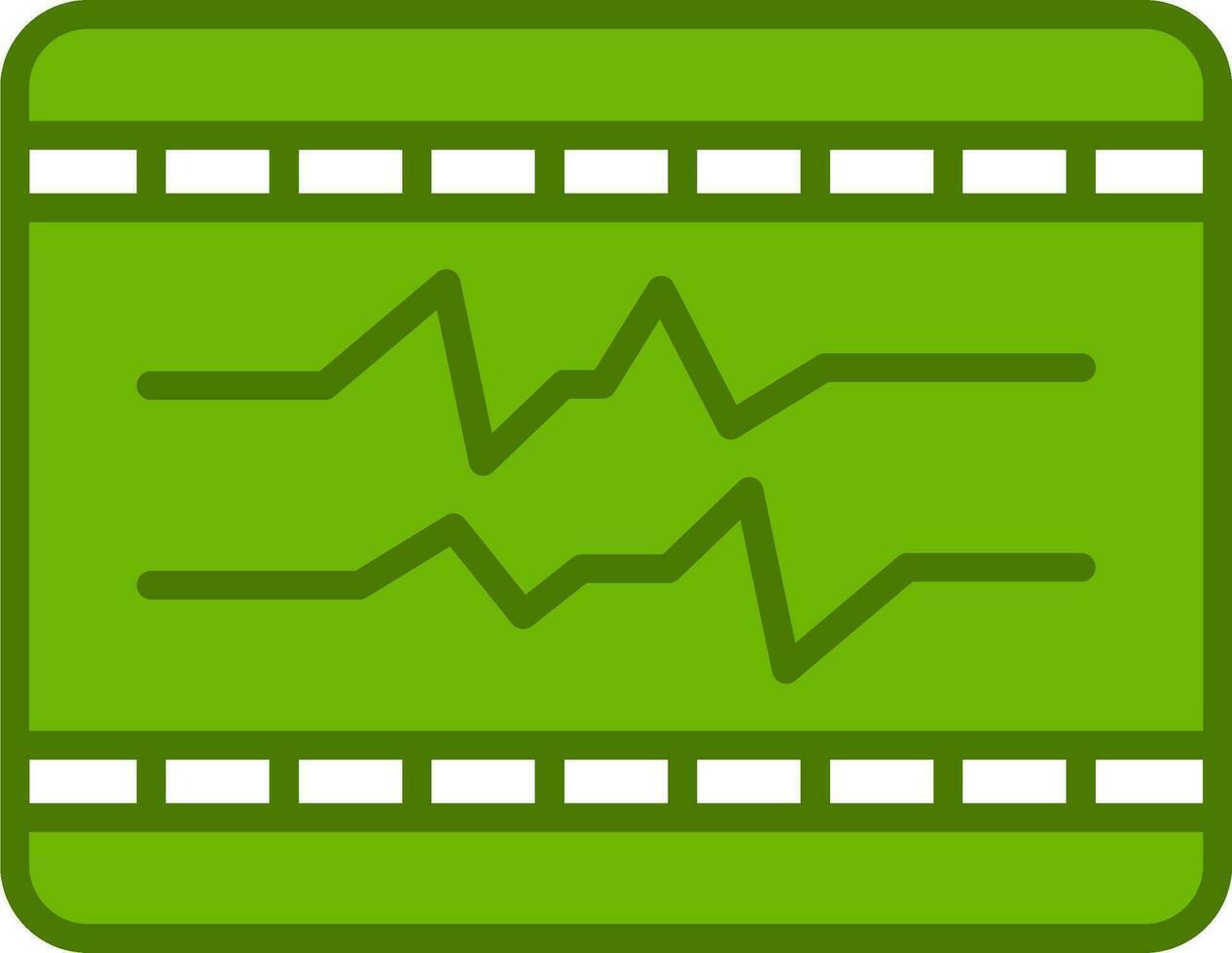 ecg vecteur icône