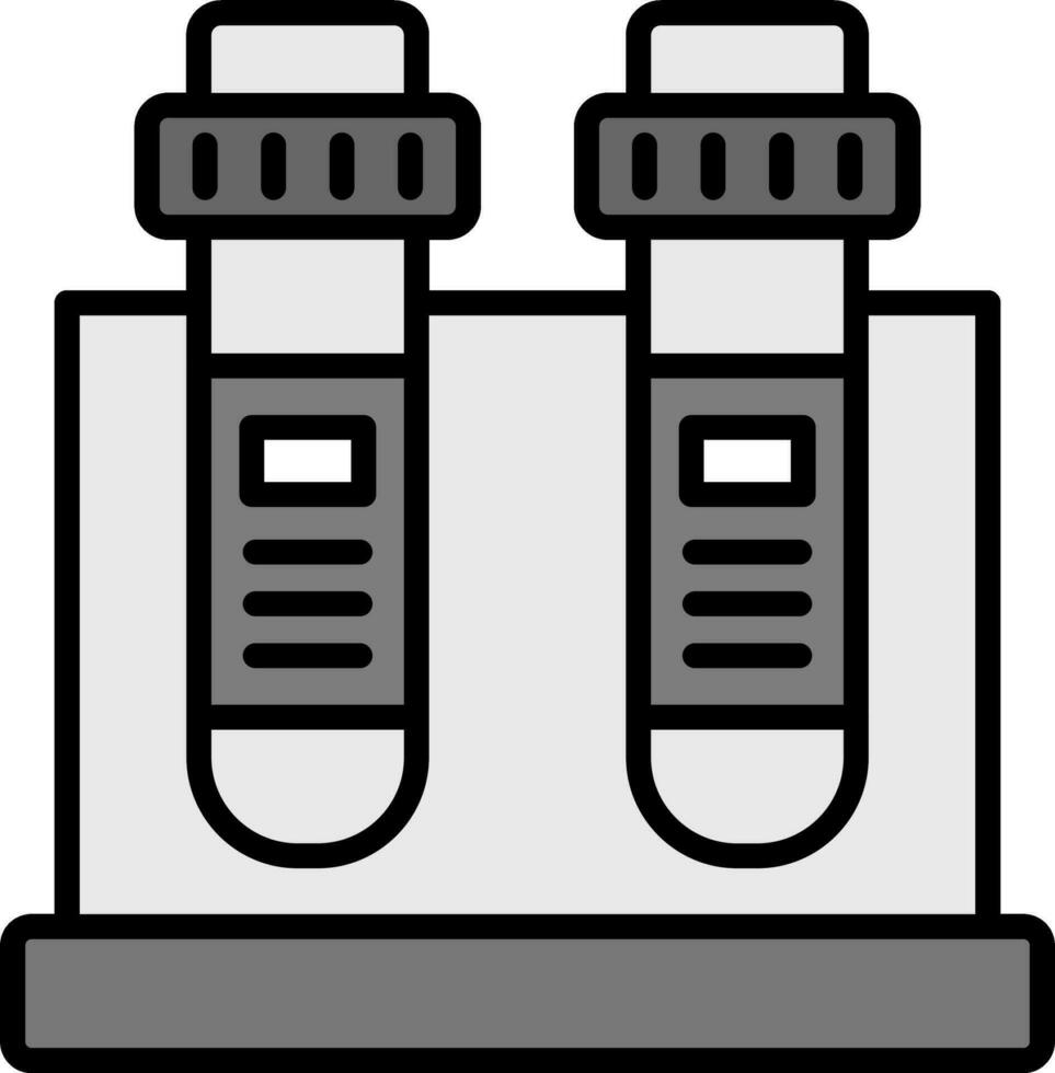 du sang tube vecteur icône