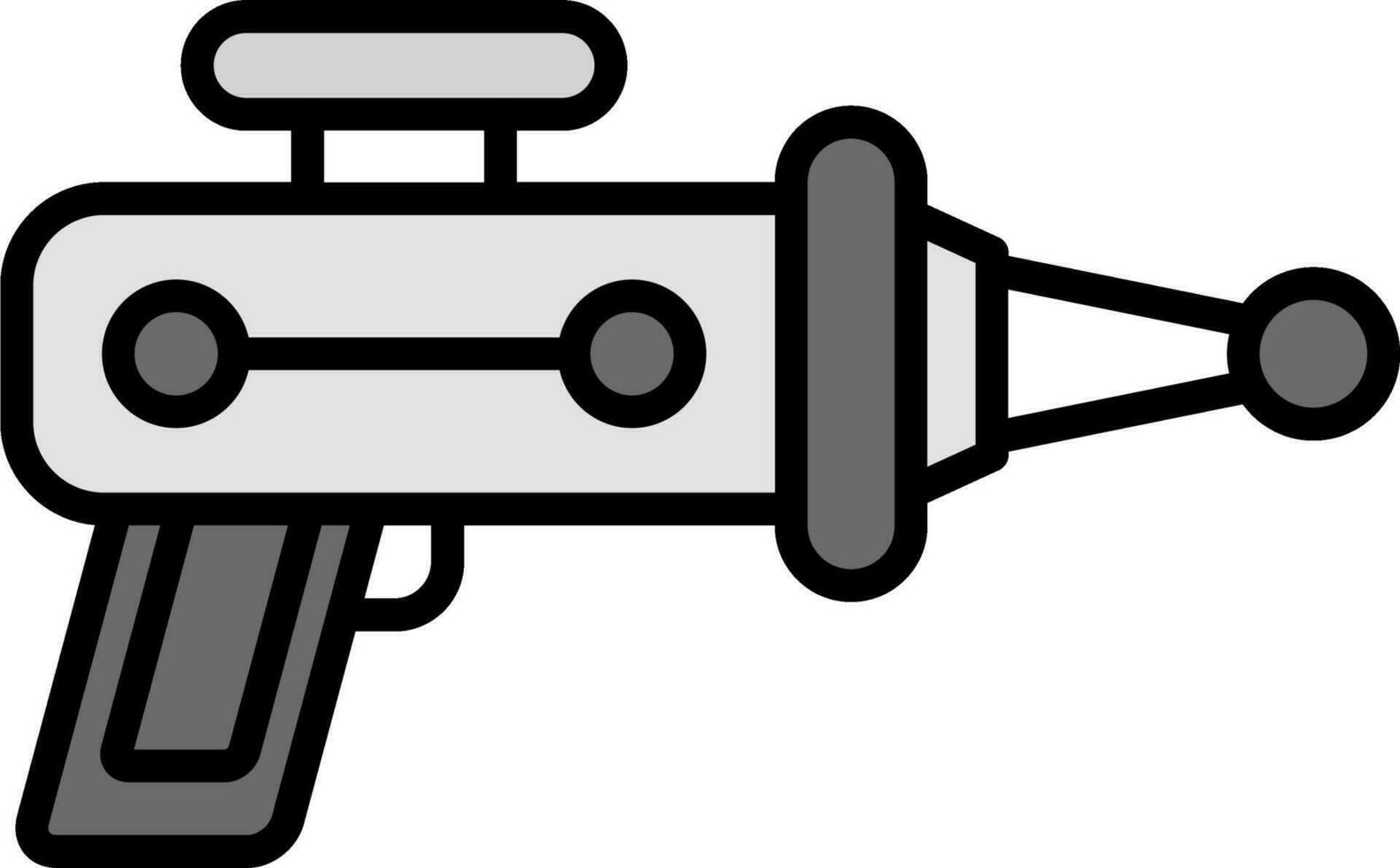 icône de vecteur de pistolet laser