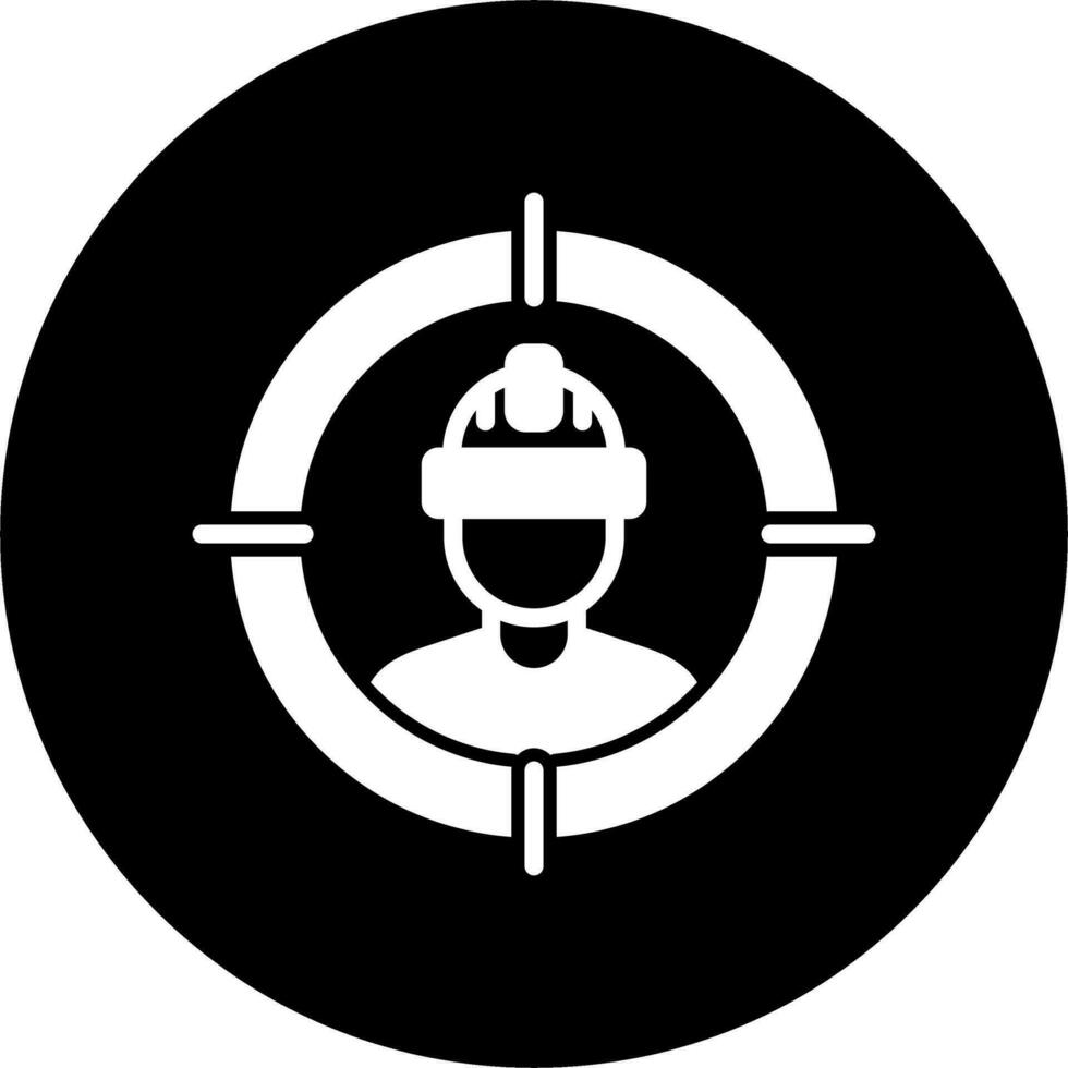 icône de vecteur cible