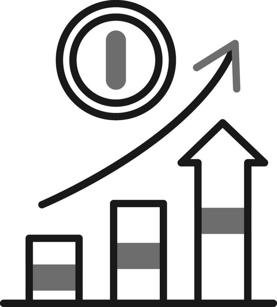 augmenter l'icône de vecteur