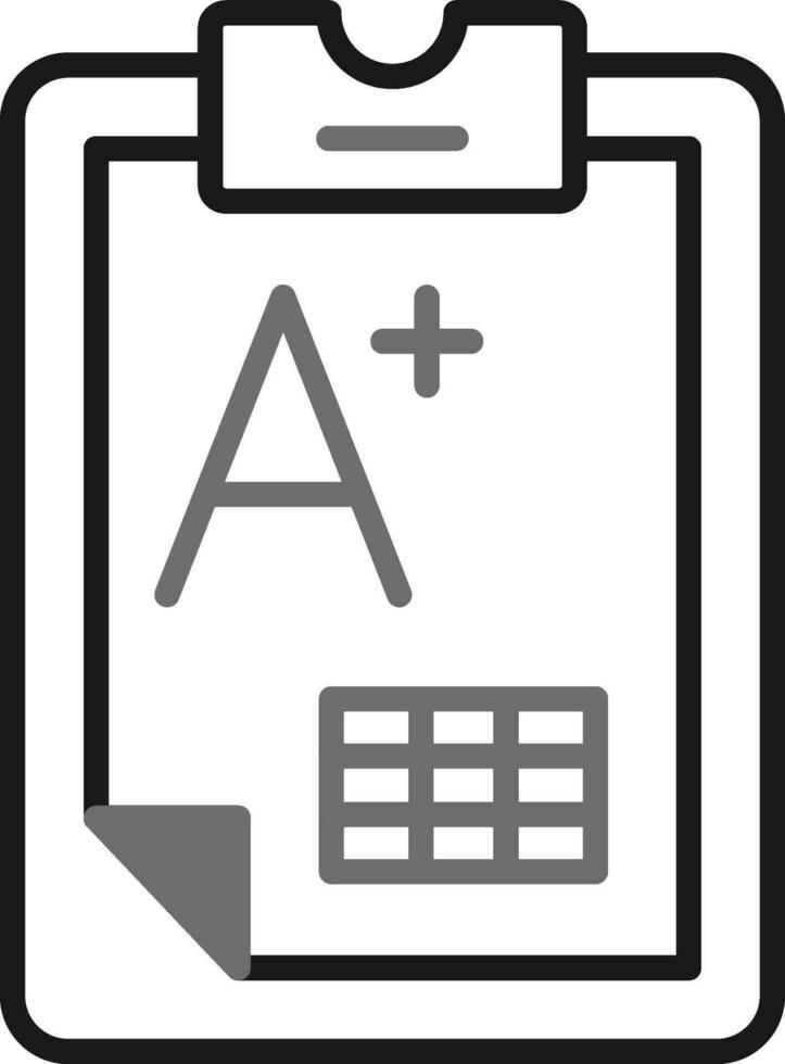 grades vecteur icône