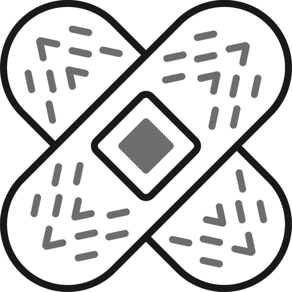 icône de vecteur de bandage