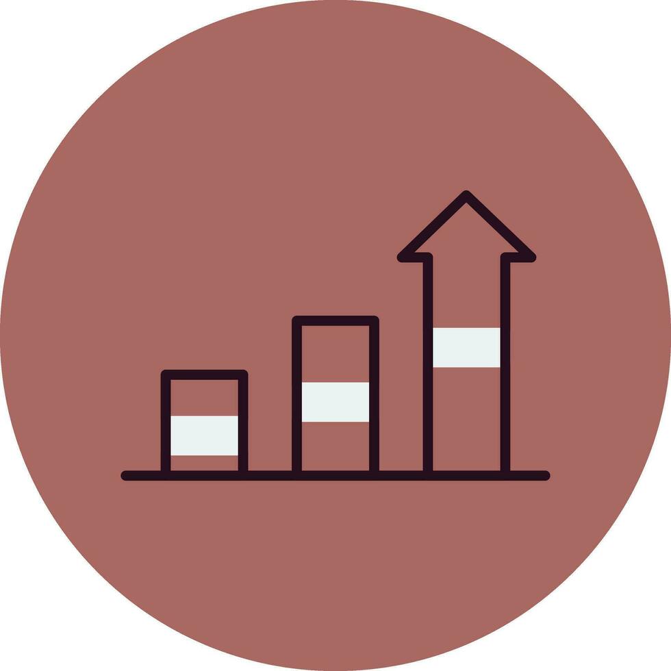 croissance vecteur icône