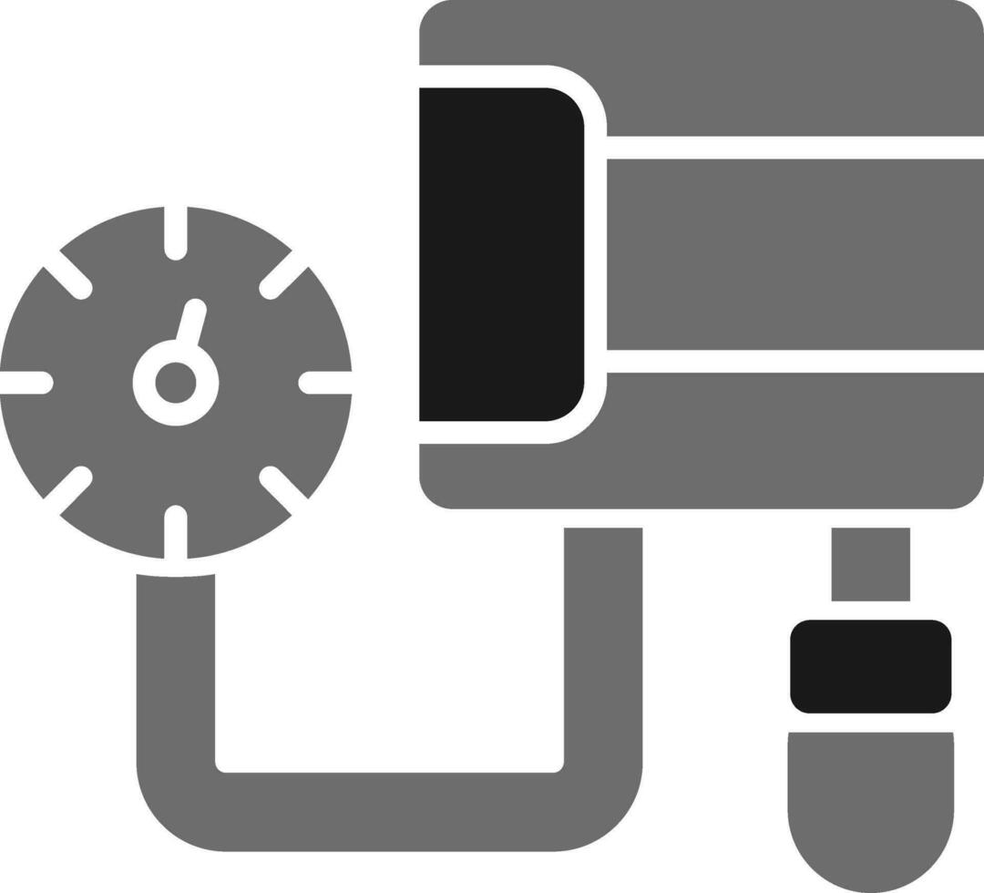 icône de vecteur de sphygmomanomètre
