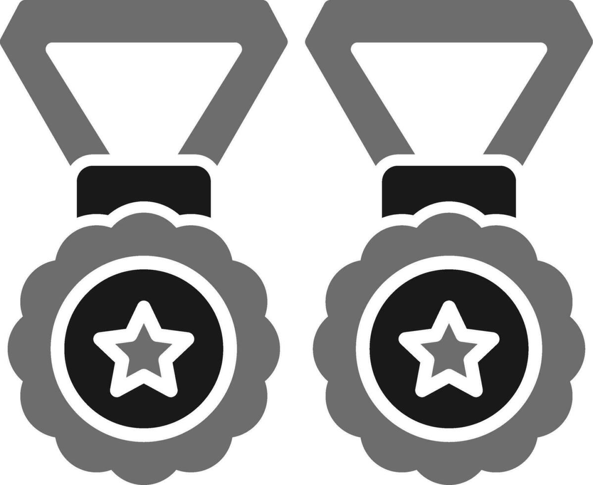 icône de vecteur de médailles