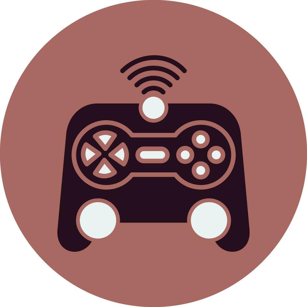 icône de vecteur de manette de jeu