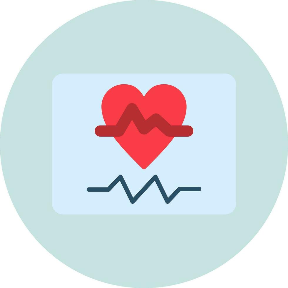 ecg vecteur icône