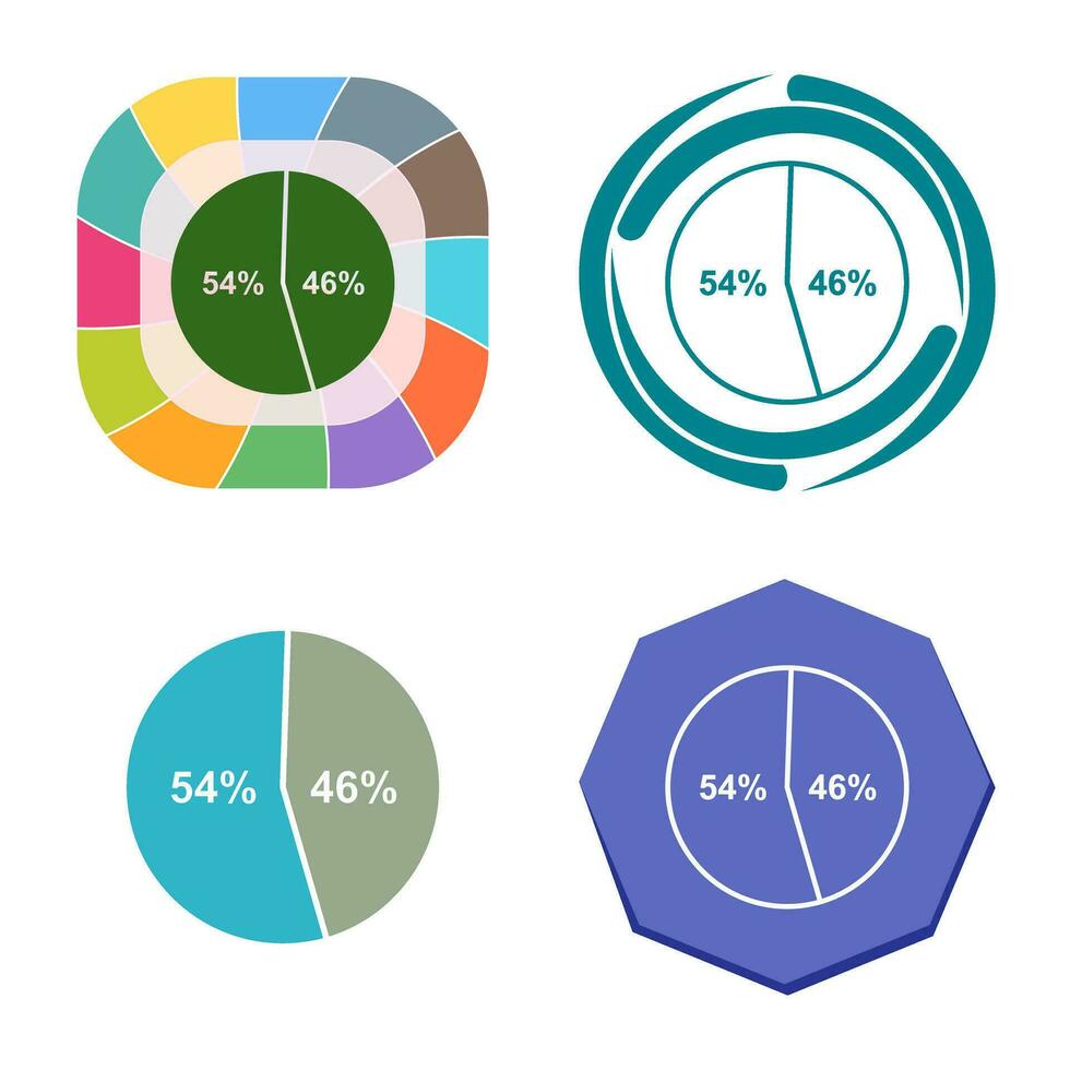 icône de vecteur de statistiques de candidat