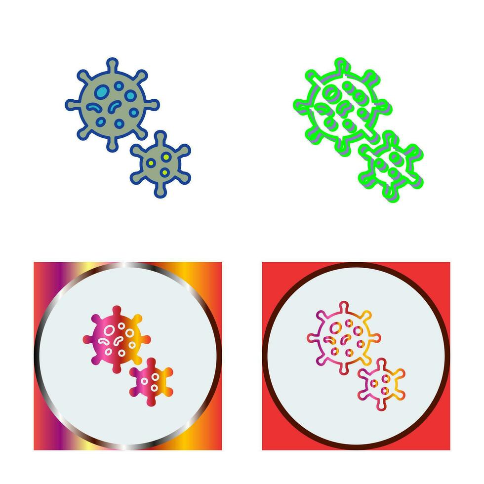 icône de vecteur de virus