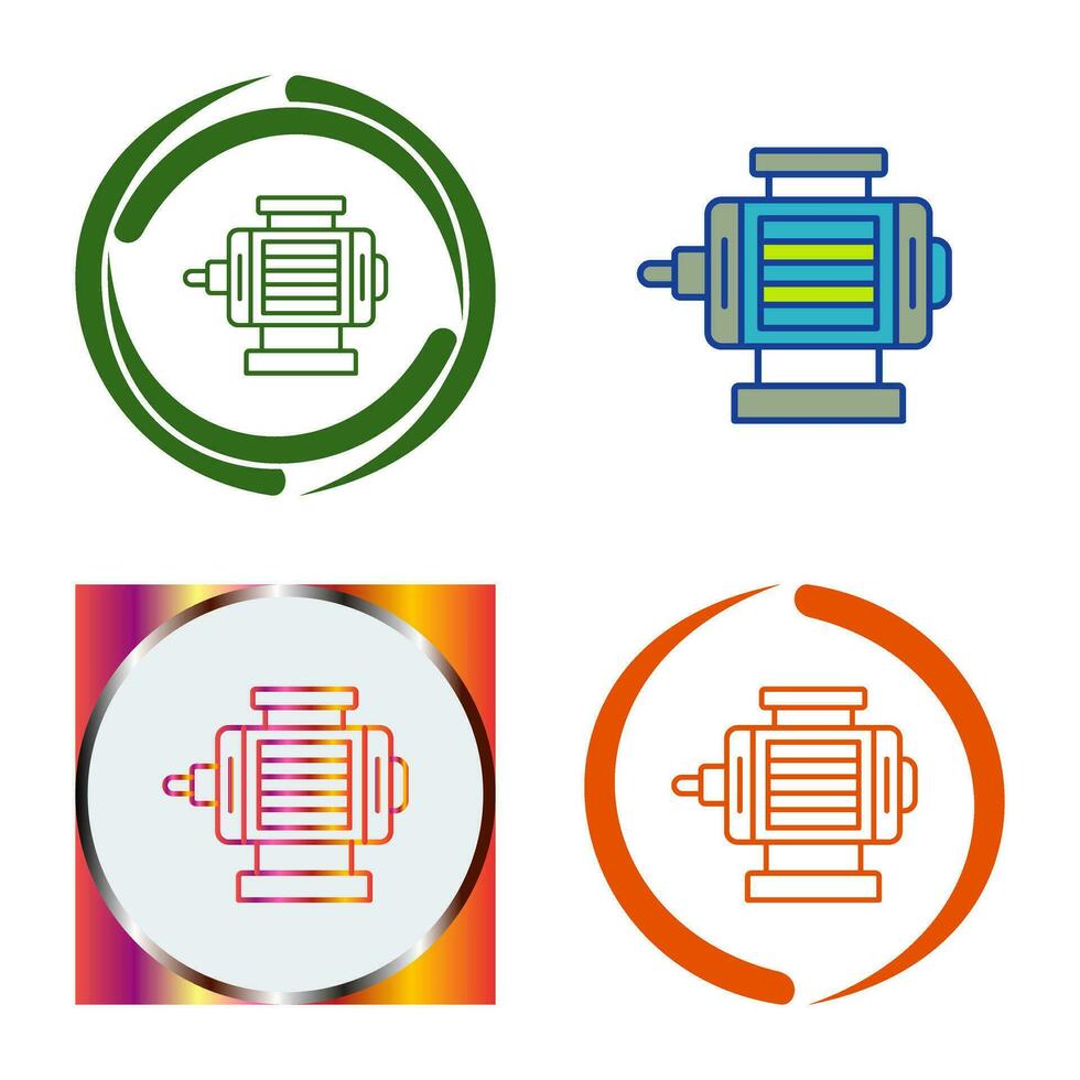 icône de vecteur de moteur électrique