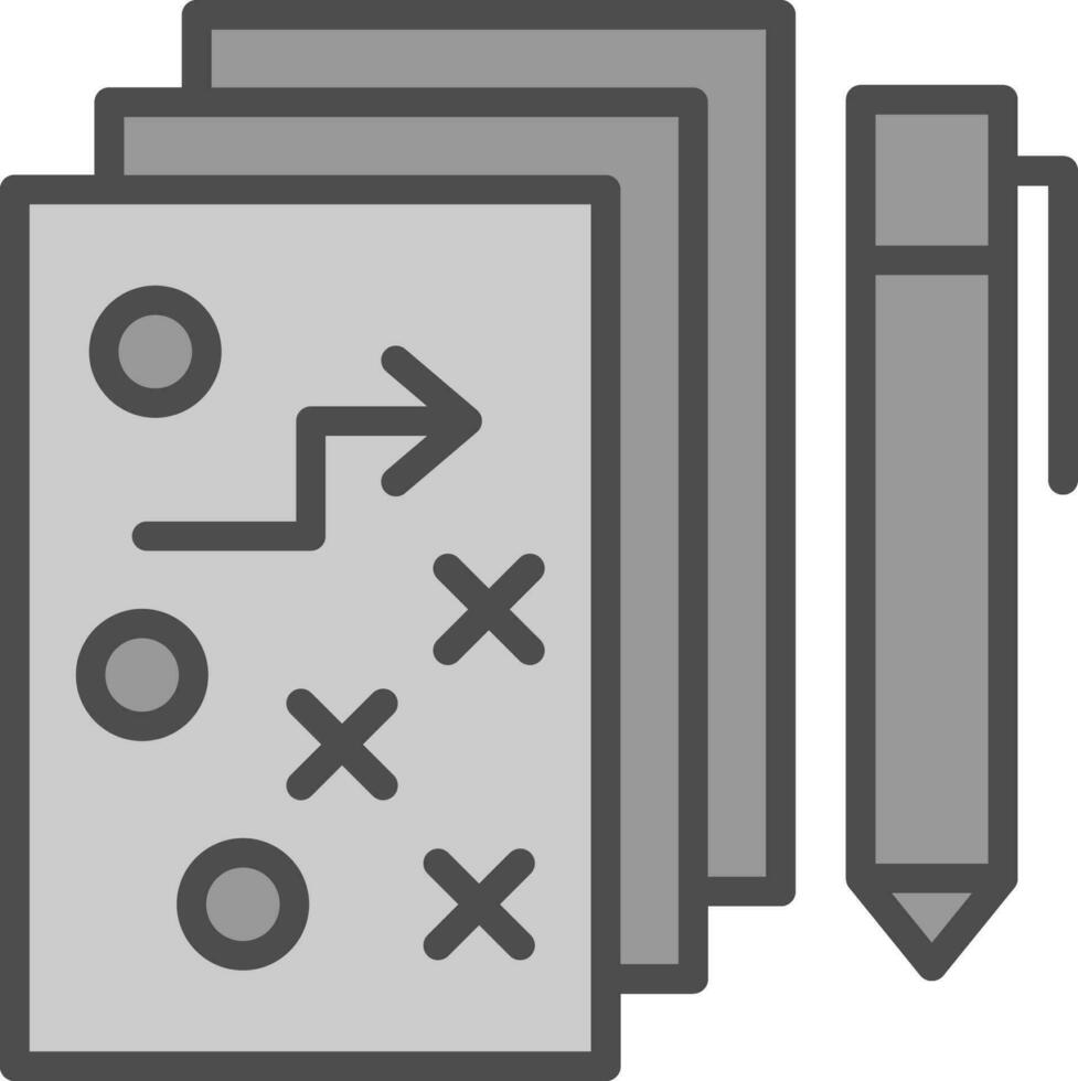 stratégique plan vecteur icône conception