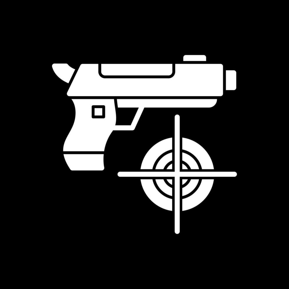 conception d'icône de vecteur de jeu de tir