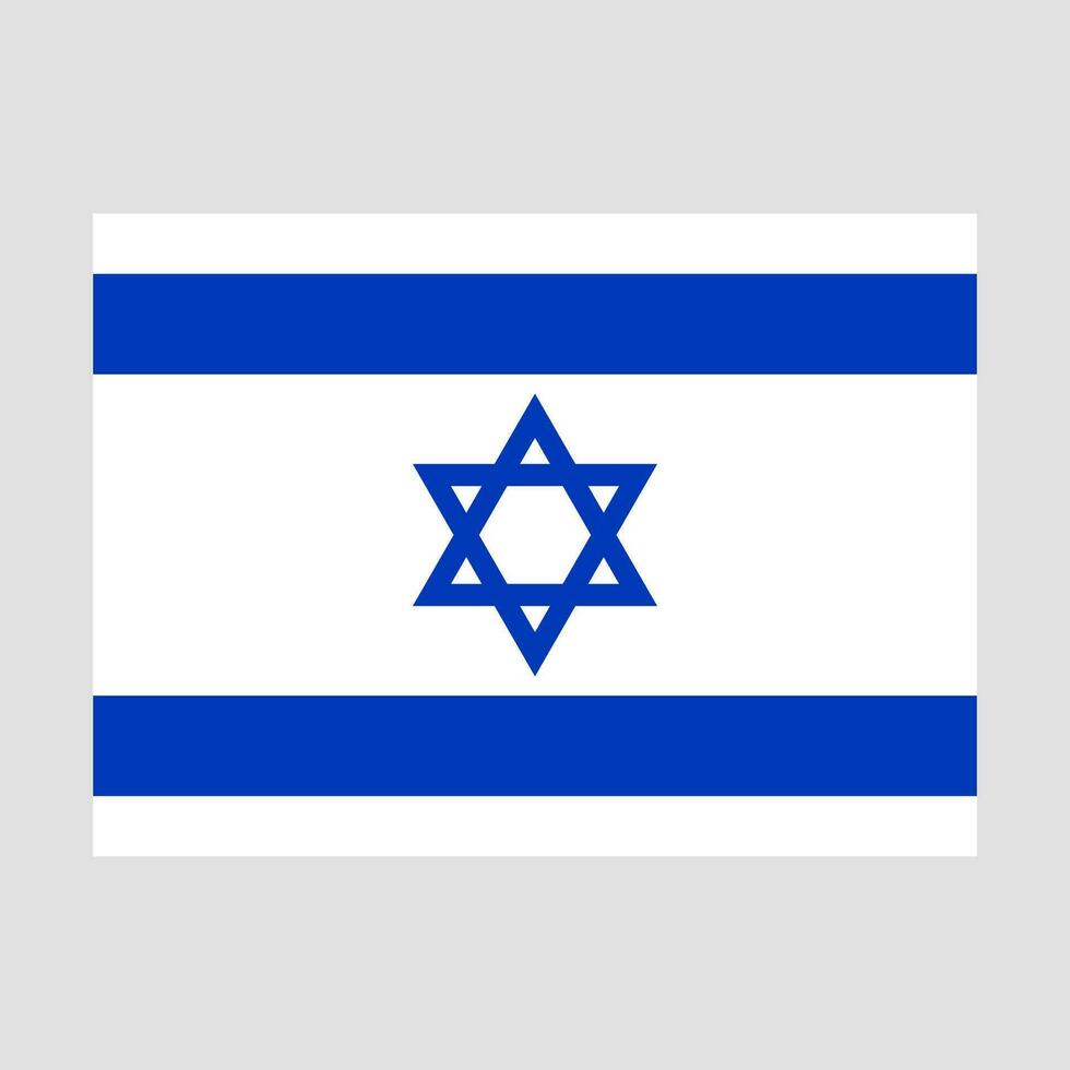 drapeau d'Israël. vecteur