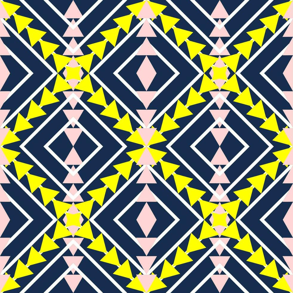 motif géométrique sans soudure avec des triangles vecteur