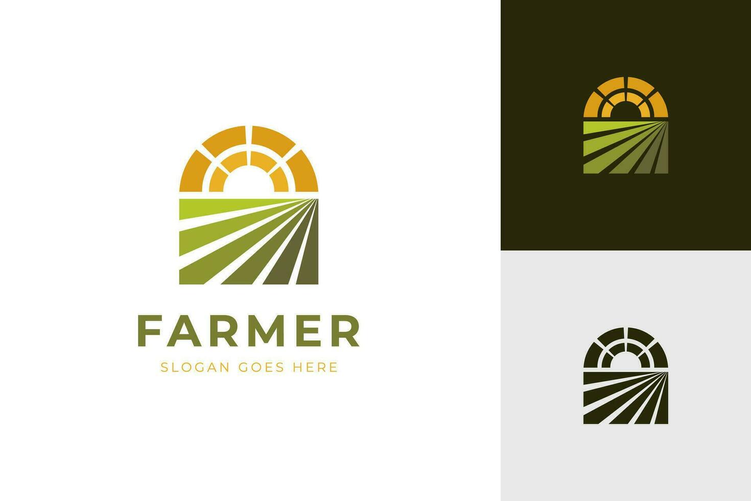 agriculture logo conception pour agronomie, blé cultiver, rural pays agriculture champ, Naturel récolte vecteur