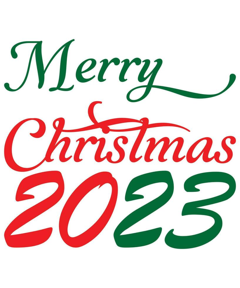 joyeux Noël 2023 t chemise conception vecteur