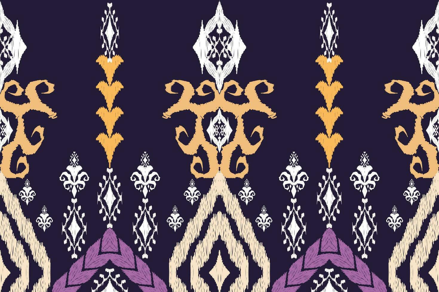 motif d'art traditionnel oriental ethnique géométrique.figure style de broderie tribale.design pour le fond, le papier peint, les vêtements, l'emballage, le tissu, l'élément, l'illustration vectorielle. vecteur