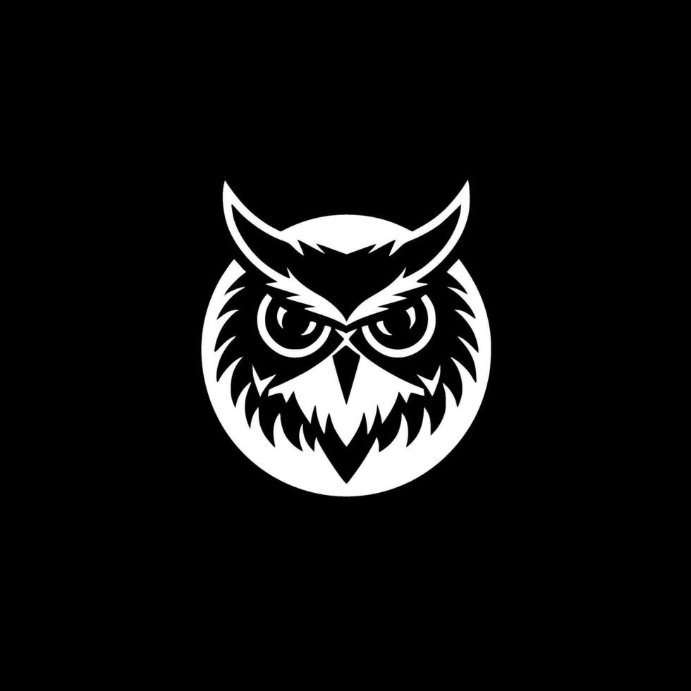 hibou - haute qualité vecteur logo - vecteur illustration idéal pour T-shirt graphique