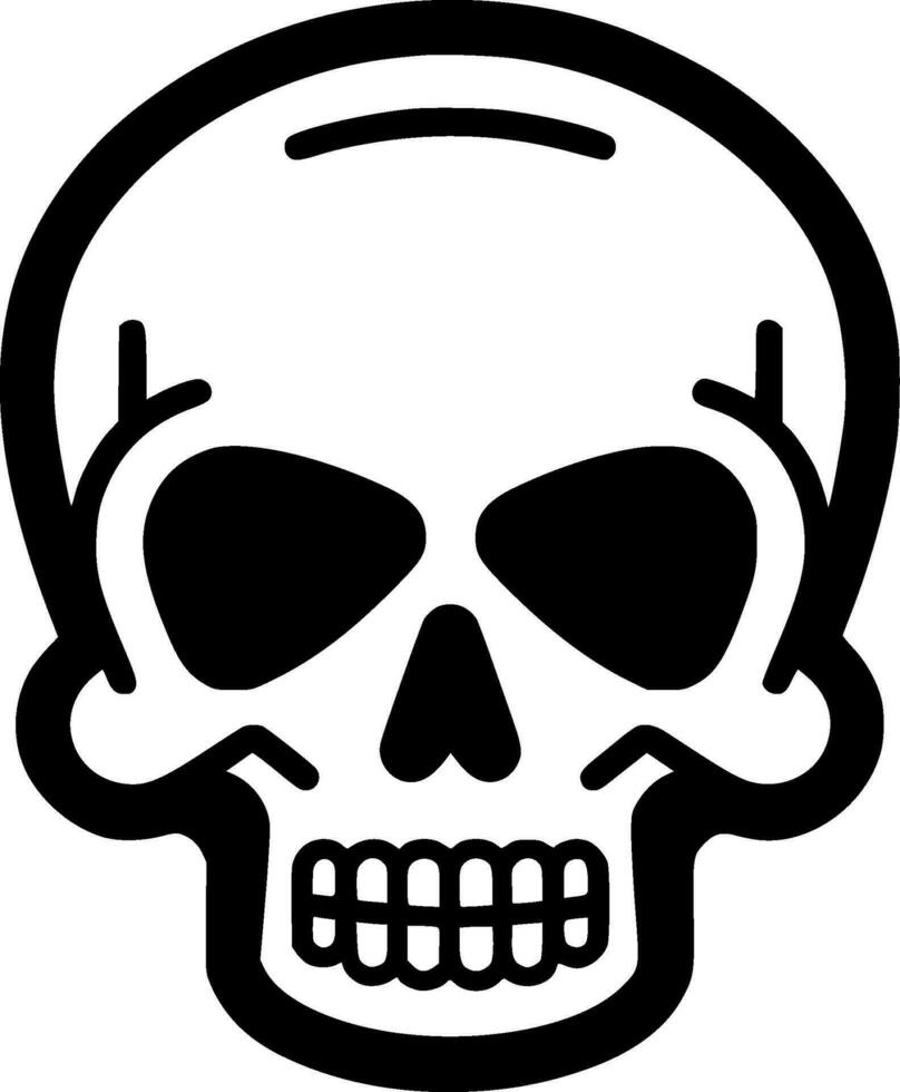 crâne - haute qualité vecteur logo - vecteur illustration idéal pour T-shirt graphique