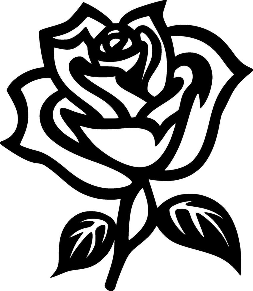 Rose - haute qualité vecteur logo - vecteur illustration idéal pour T-shirt graphique