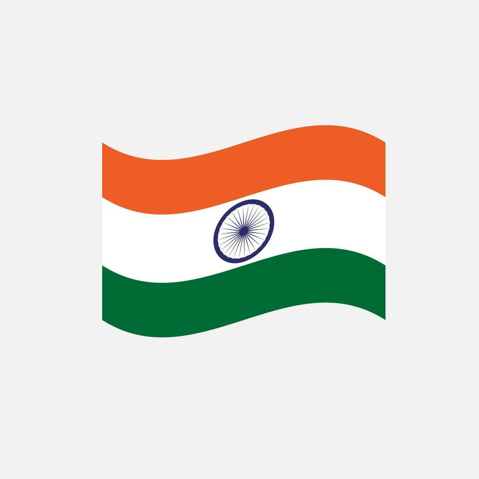 icône du drapeau indien vecteur