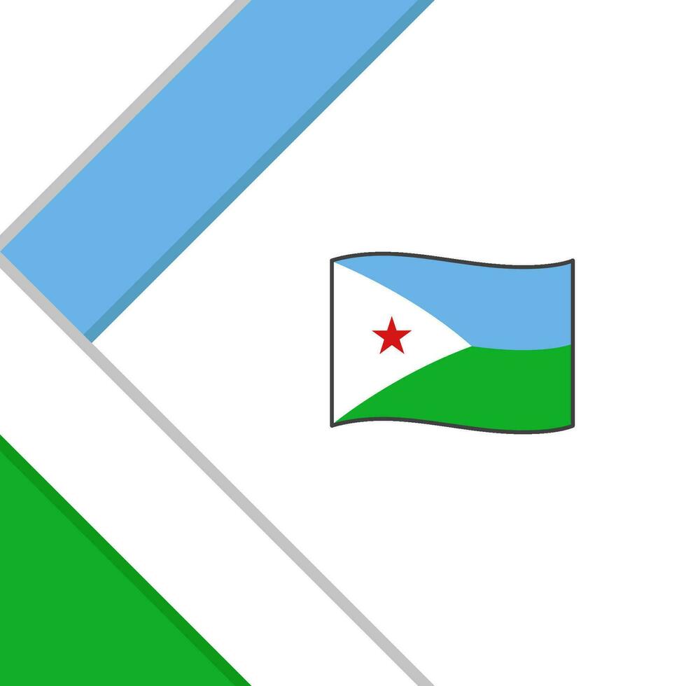 djibouti drapeau abstrait Contexte conception modèle. djibouti indépendance journée bannière social médias poste. djibouti illustration vecteur