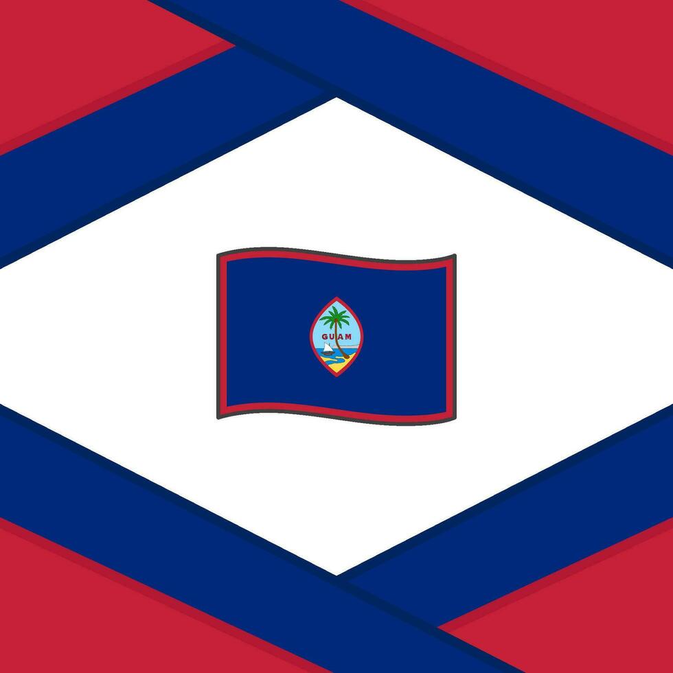 Guam drapeau abstrait Contexte conception modèle. Guam indépendance journée bannière social médias poste. Guam modèle vecteur