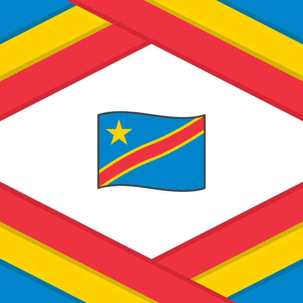 démocratique république de le Congo drapeau abstrait Contexte conception modèle. démocratique république de le Congo indépendance journée bannière social médias poste. démocratique république de le Congo modèle vecteur