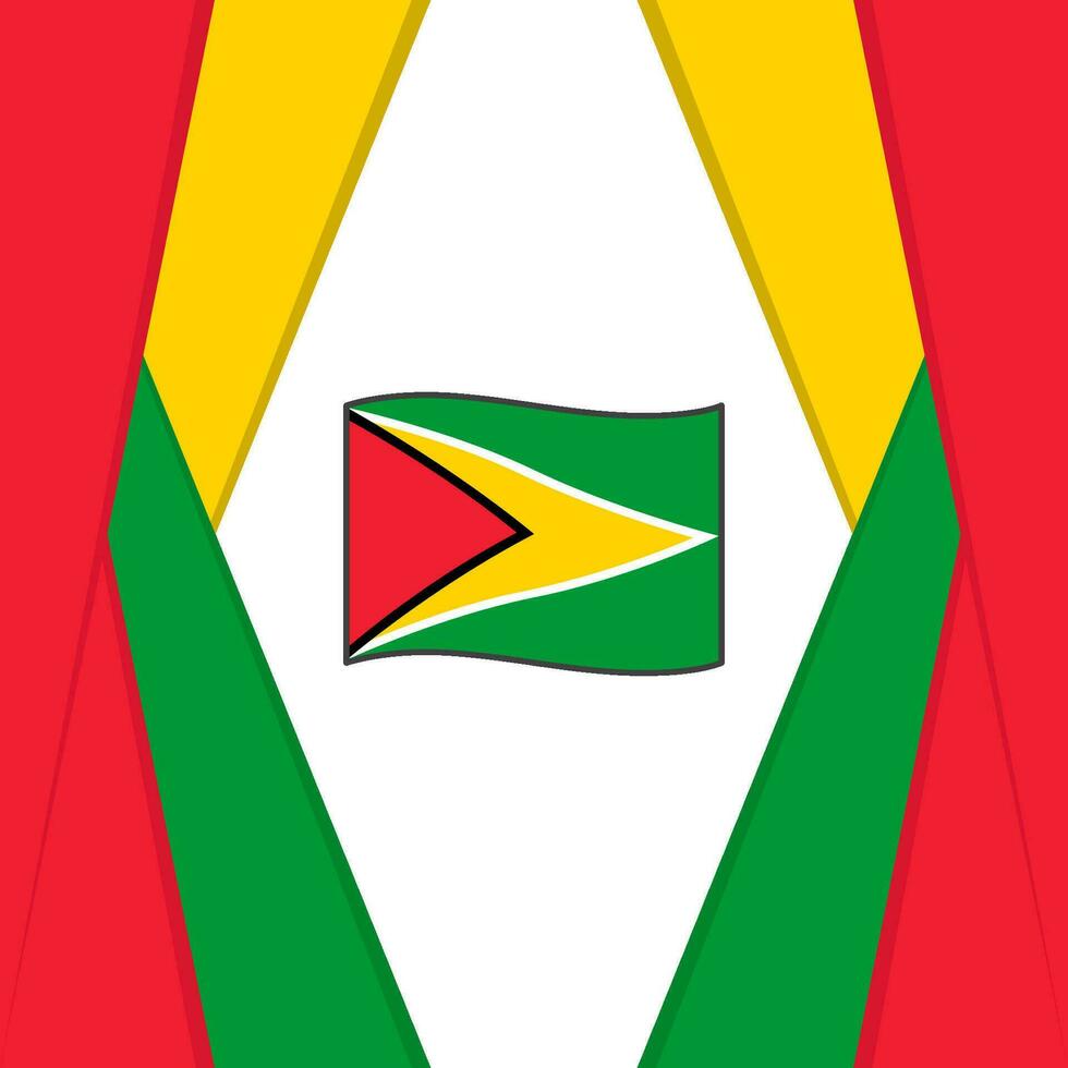 Guyane drapeau abstrait Contexte conception modèle. Guyane indépendance journée bannière social médias poste. Guyane Contexte vecteur