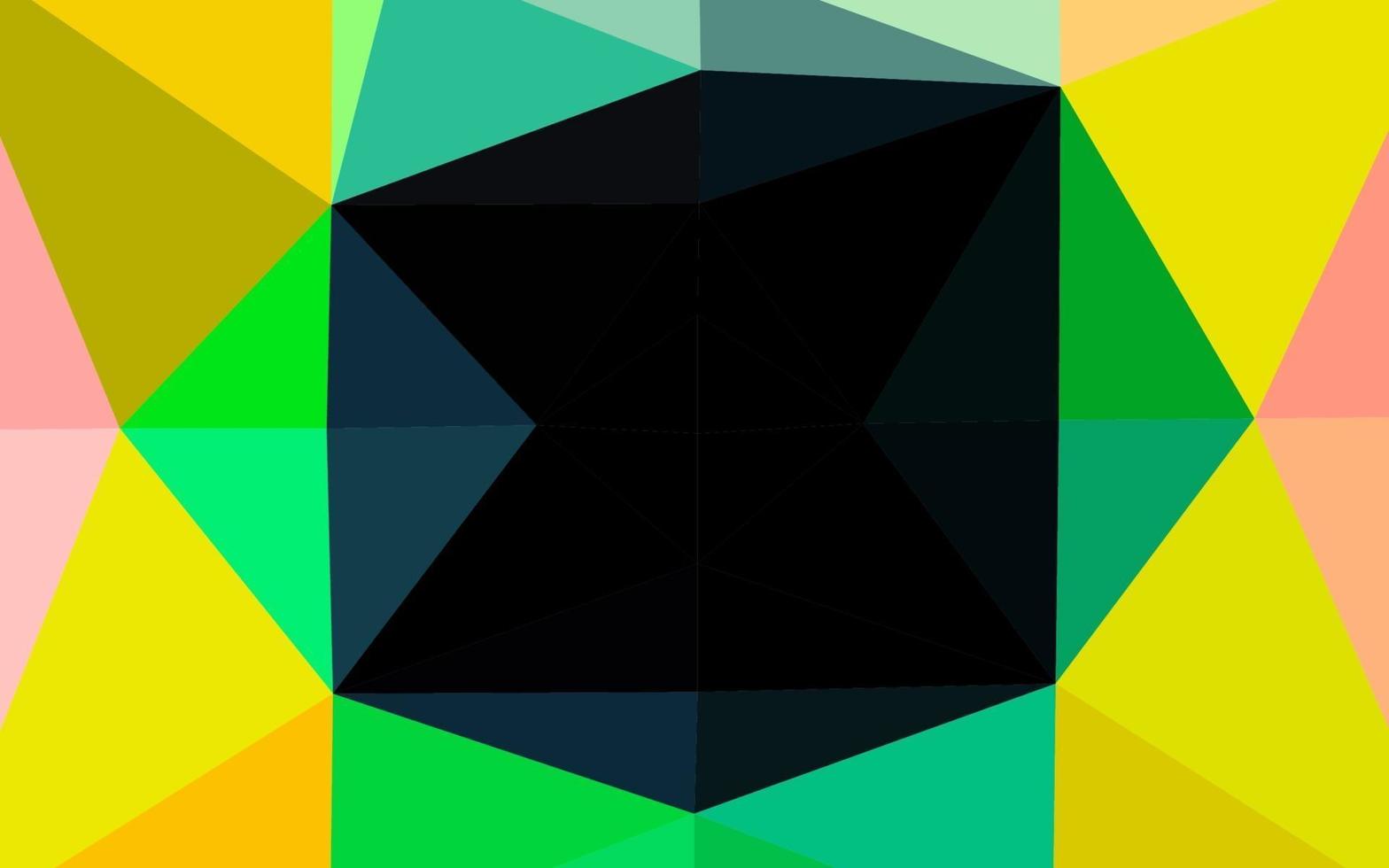 multicolore clair, arrière-plan polygonal vectoriel arc-en-ciel.