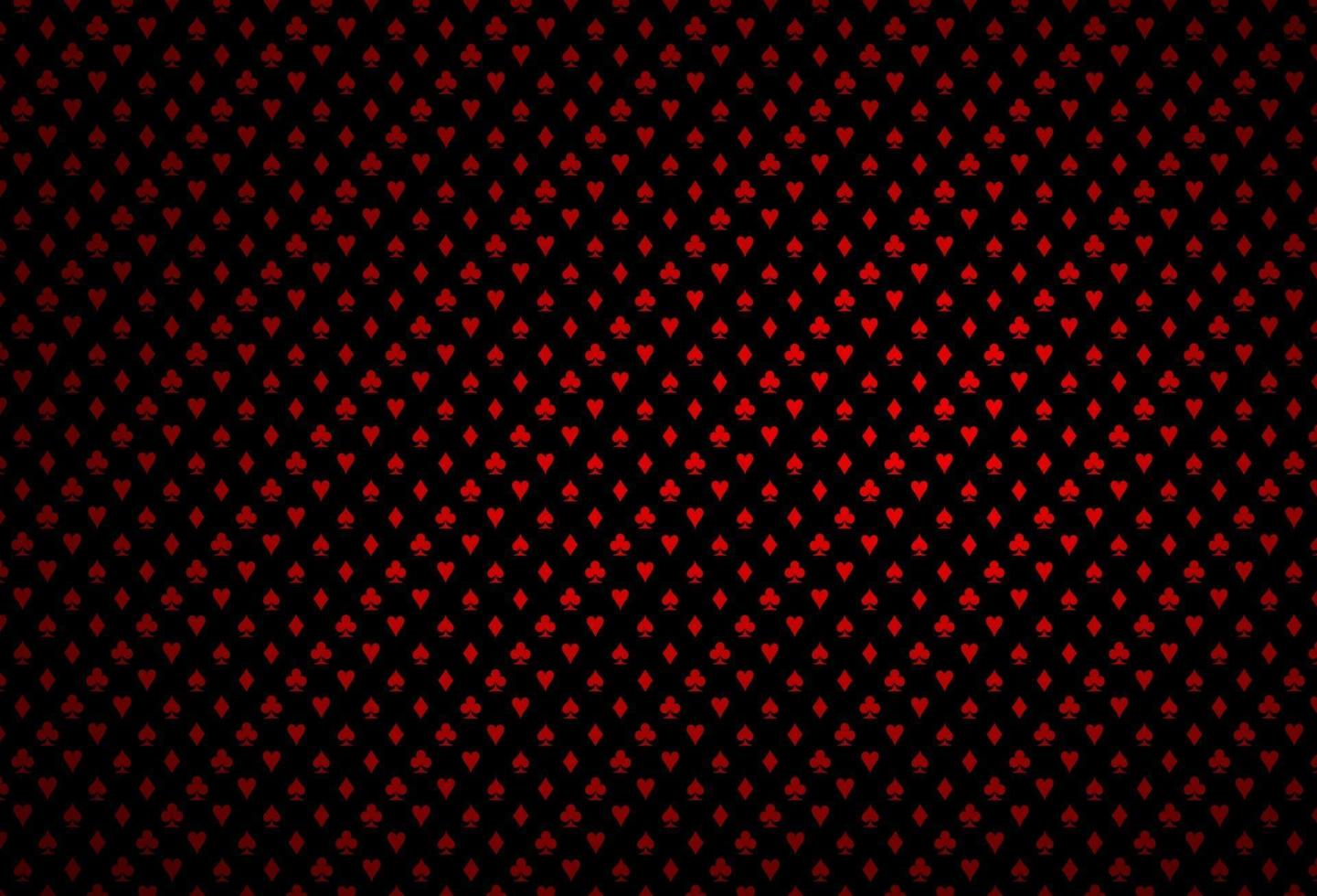 texture vecteur rouge foncé avec des cartes à jouer.