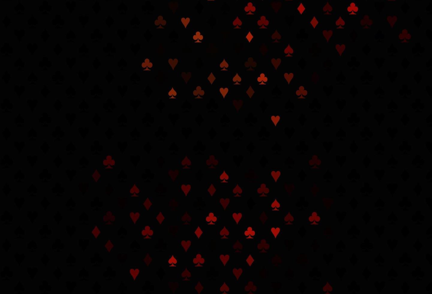 texture vecteur rouge foncé avec des cartes à jouer.