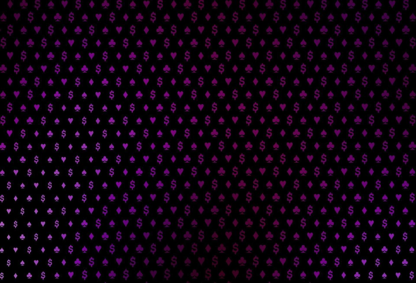 disposition vectorielle violet foncé avec des éléments de cartes. vecteur