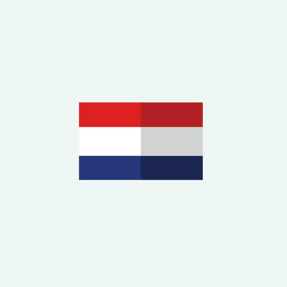 Pays-Bas drapeau icône vecteur