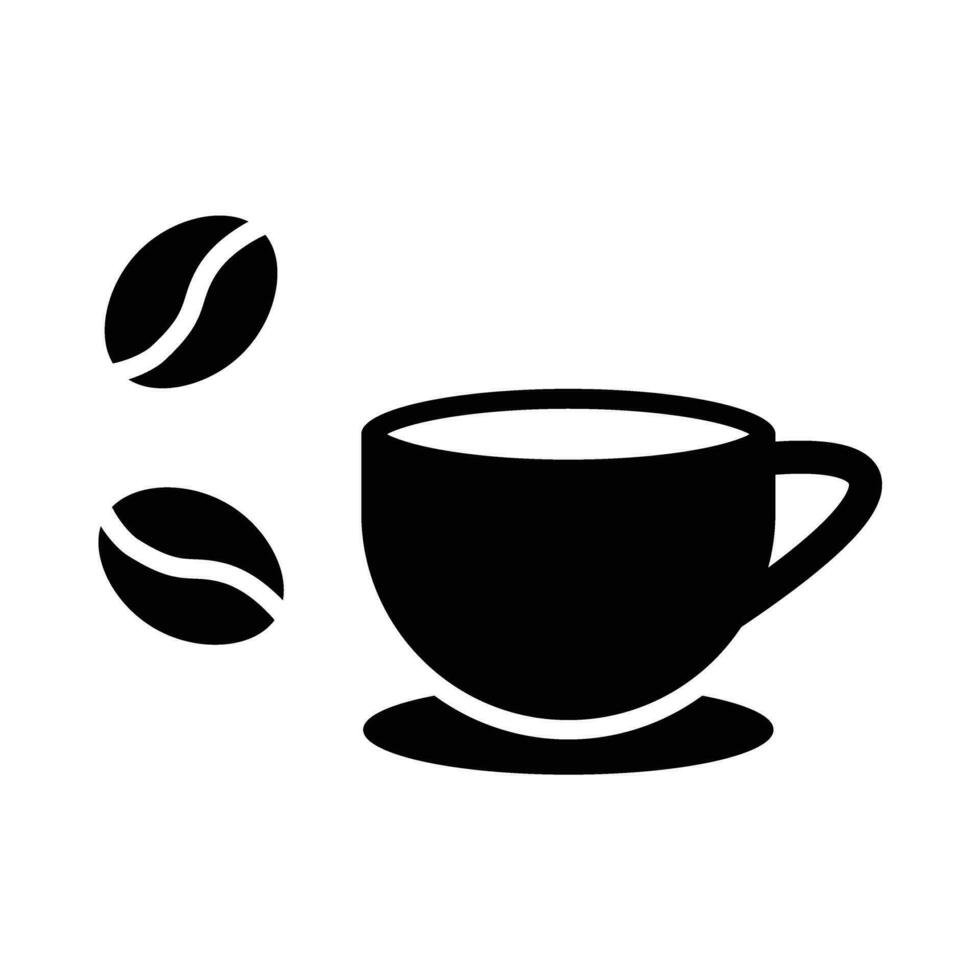 caféine vecteur glyphe icône pour personnel et commercial utiliser.