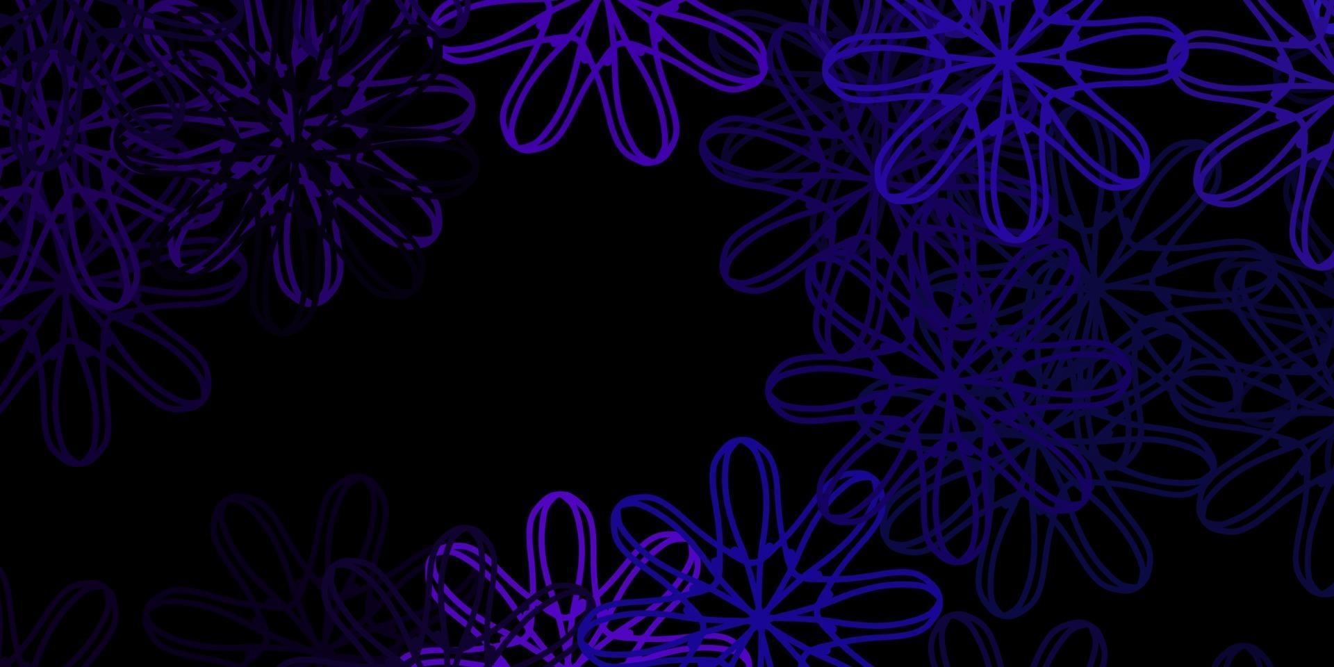 texture vecteur violet foncé avec des formes de memphis.