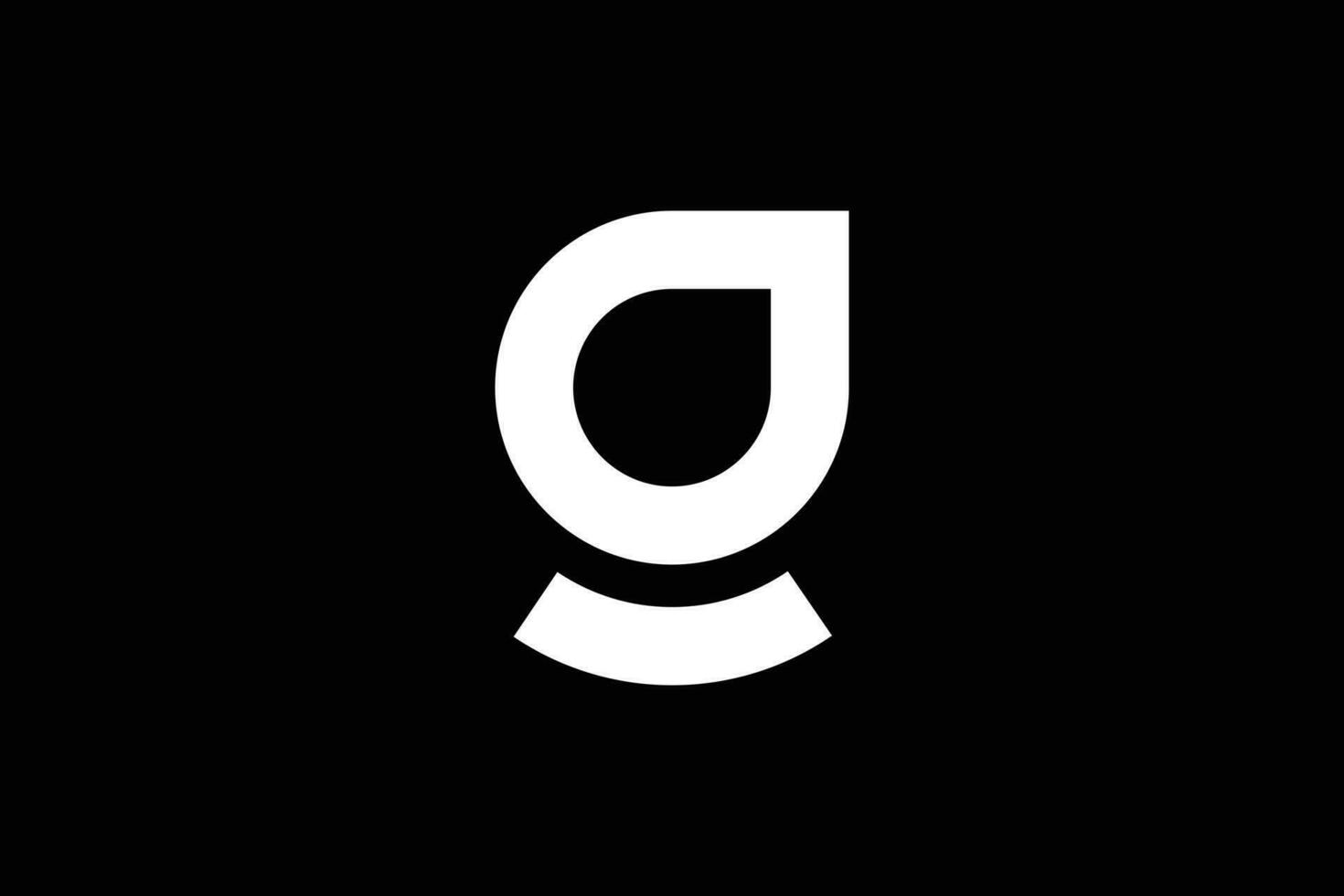 branché impressionnant artistique g logo conception modèle vecteur