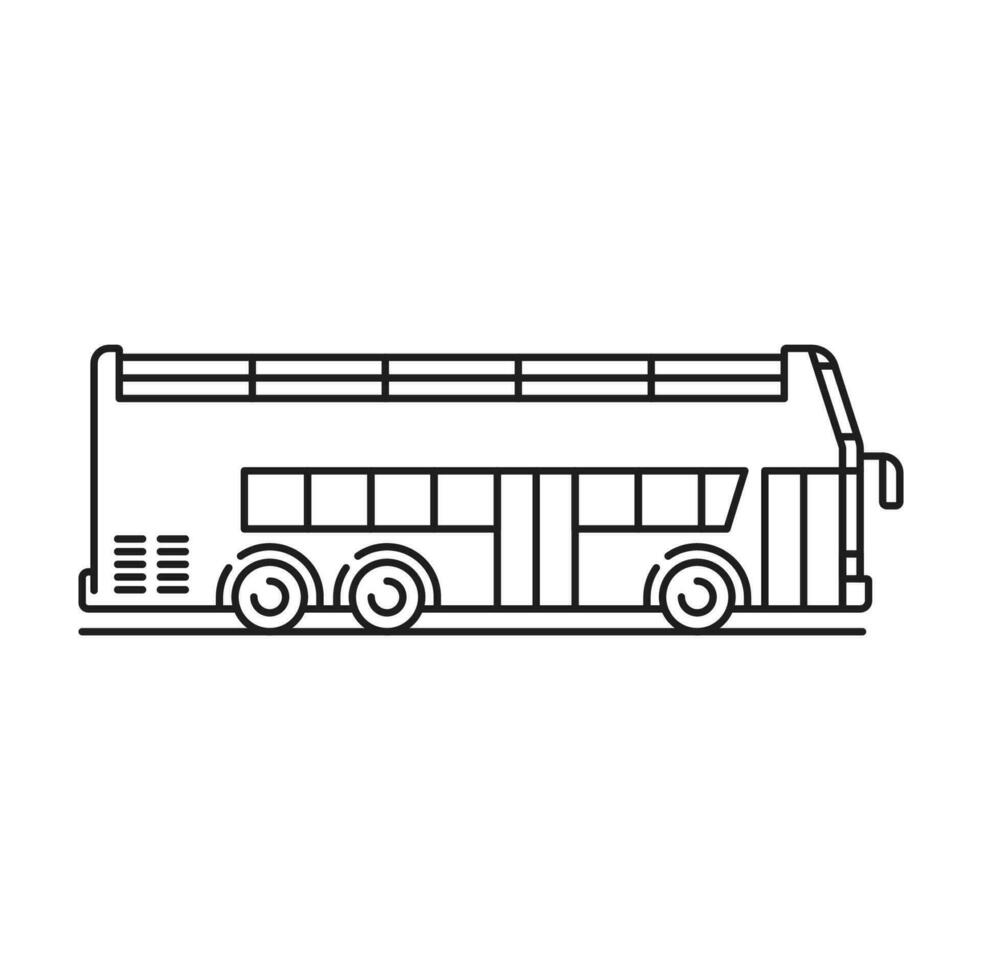 tourisme passager bus, transport pour touristes vecteur