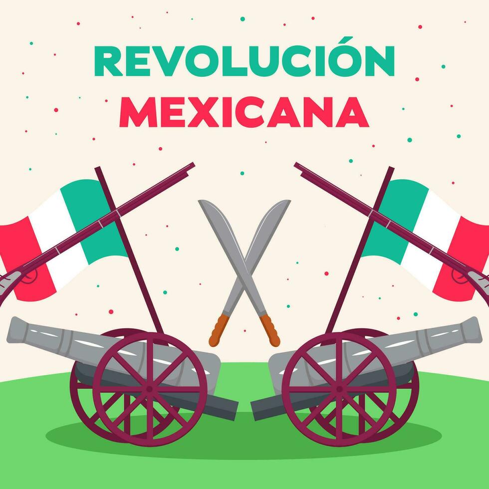 vecteur révolution mexicana illustration concept conception dans plat style