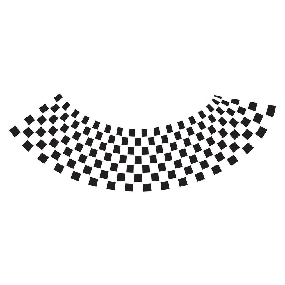 conception d'icône de drapeau de course vecteur