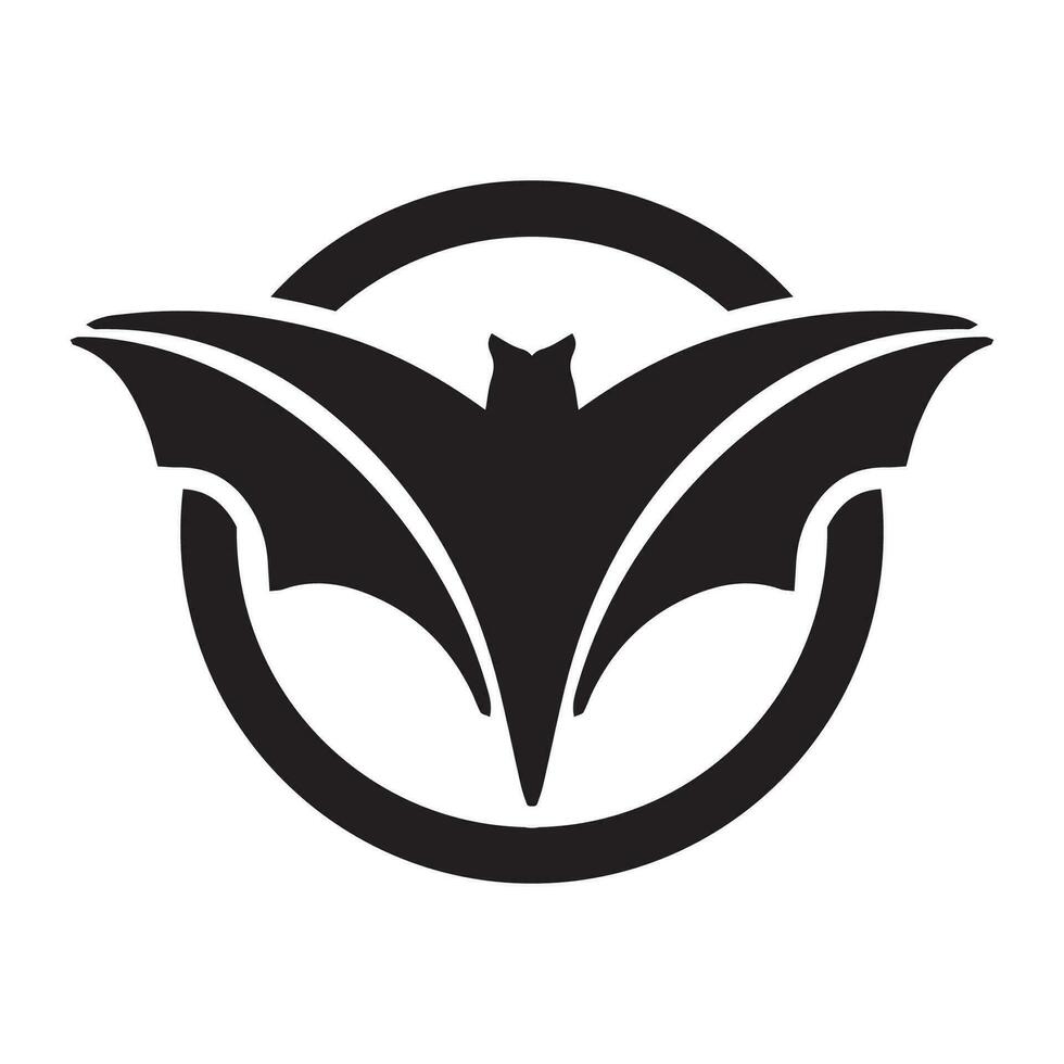 chauve souris aile logo vecteur élément