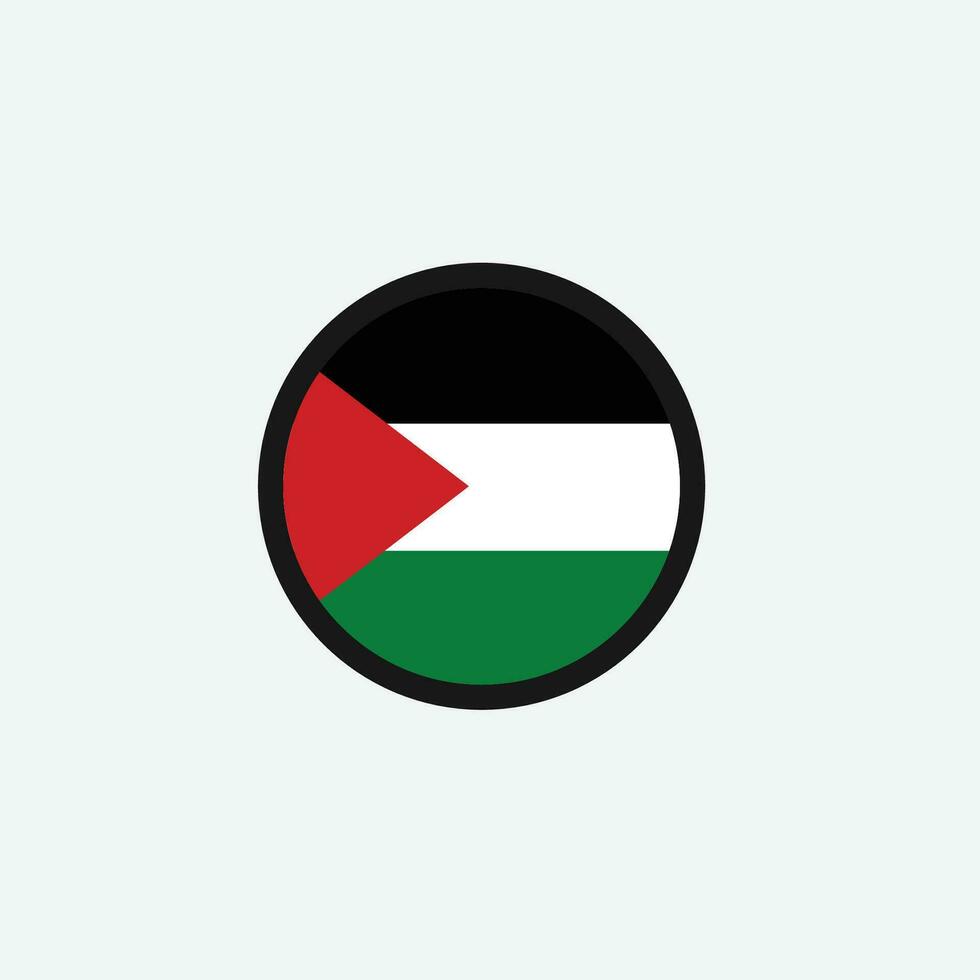 Palestine drapeau icône vecteur