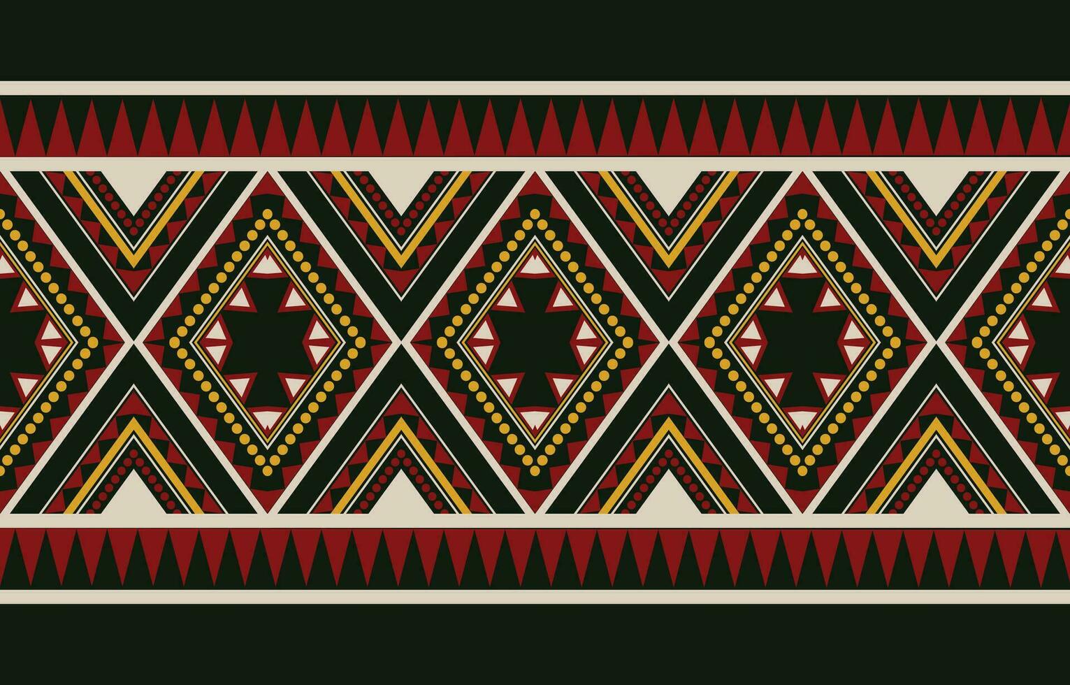 ethnique abstrait ikat art. aztèque ornement imprimer. géométrique ethnique modèle sans couture Couleur Oriental. conception pour Contexte ,rideau, tapis, fond d'écran, vêtements, emballage, batique, vecteur illustration.